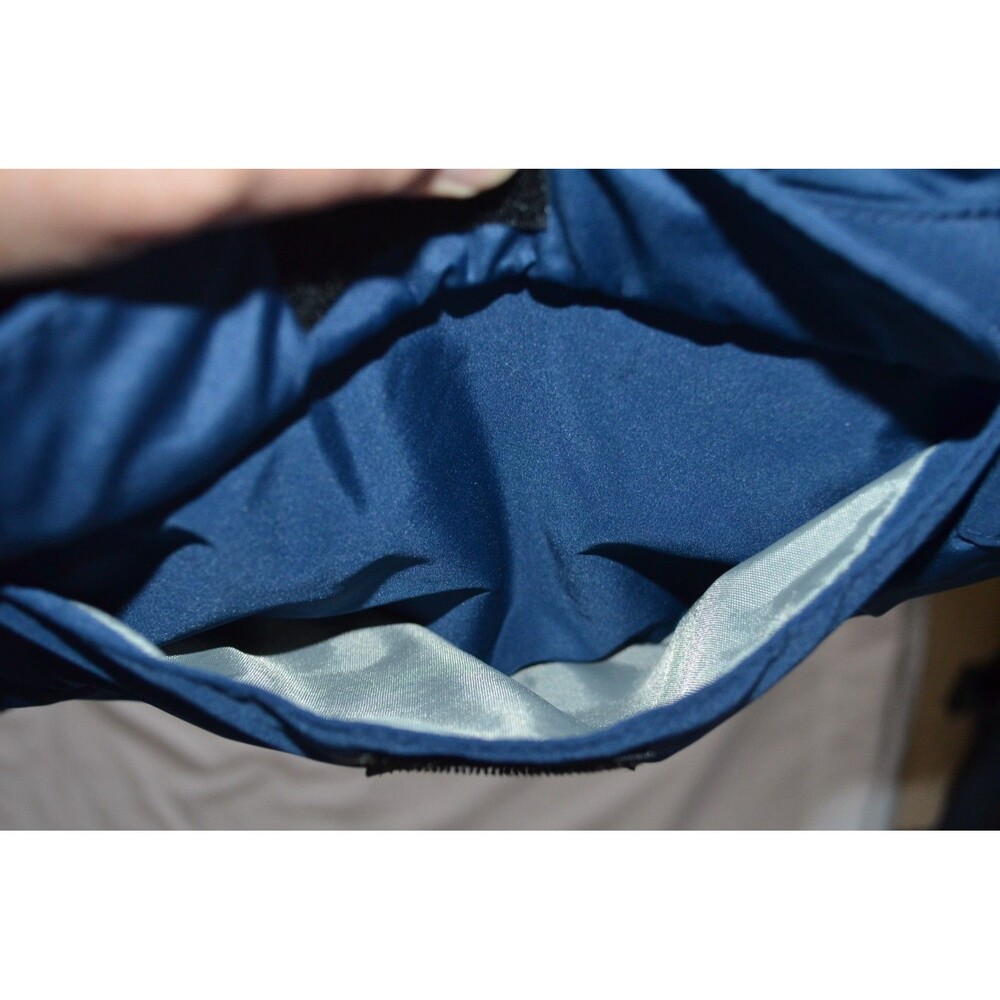 Ameribag 17" Healthy Back Blue Sling Bag Teardrop Shape Adjustable Strap - Picture 5 of 16